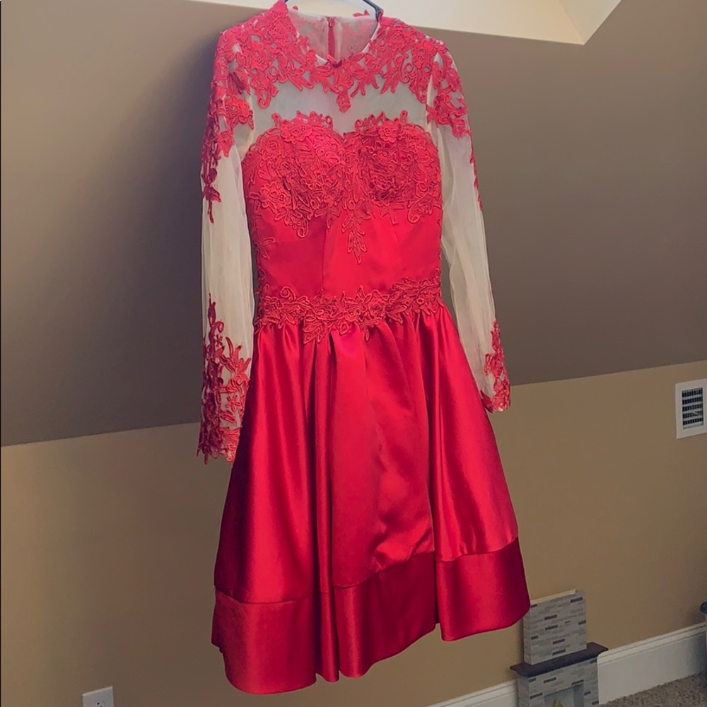 Red dress